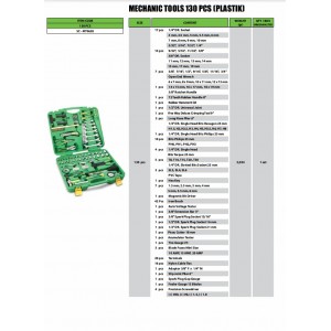 TEKIRO MECHANIC TOOLS 130 PCS (PLASTIK)